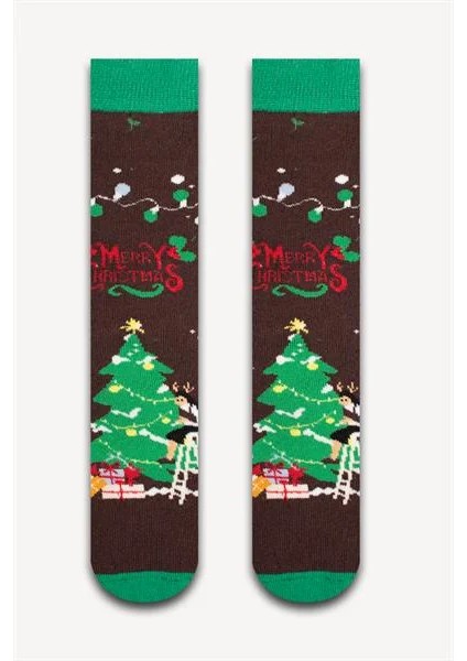 Merry Christmas Ağaç Havlu Çorap