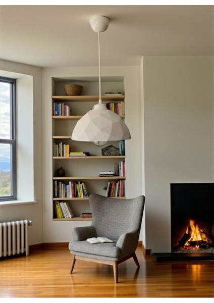 Modern Mozaik Desen Özel Beton Görünümlü Doku Rustik Iç Desenli Sarkıt Avize fiyatları