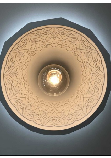 Modern Mozaik Desen Özel Beton Görünümlü Doku Rustik Iç Desenli Sarkıt Avize indirimleri