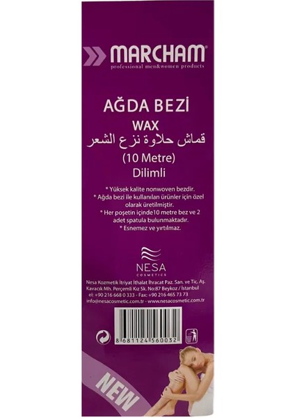 Marcham Ağda Bezi Parçalı 10 Metre