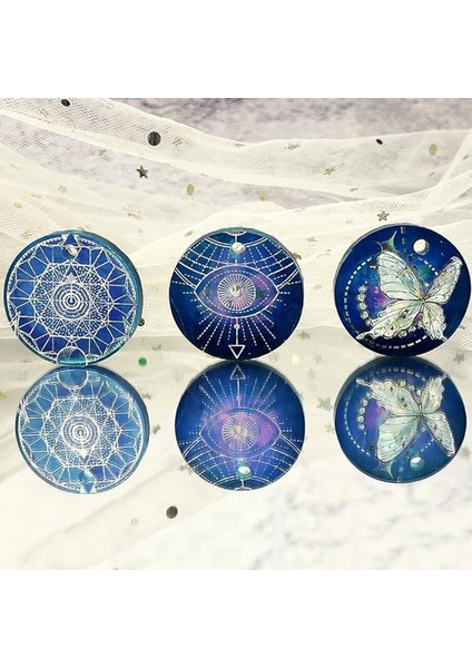 Epoksi Silikon Kalıp Yuvarlak Delikli Anahtarlık Kalıbı 5 cm 10 Lu indirimleri