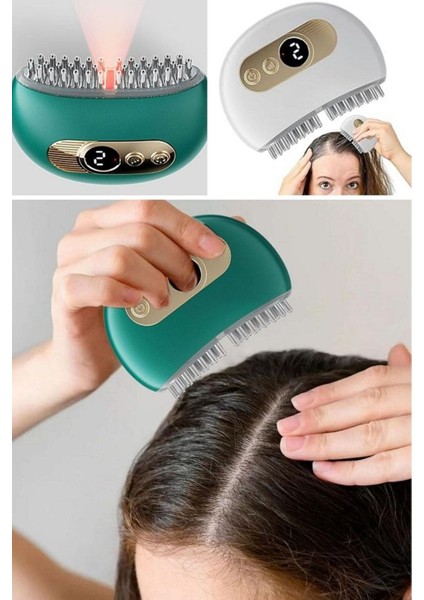 1 Adet Akıllı Elektrik Akımlı Ems Titreşimli Masaj Tarağı Kademeli Yüz Masaj Aleti Aparatı indirimleri