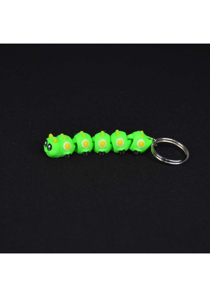 3D Hareketli Eklemli Yeşil Tırtıl Çanta Süsü ve Anahtarlık fiyatları