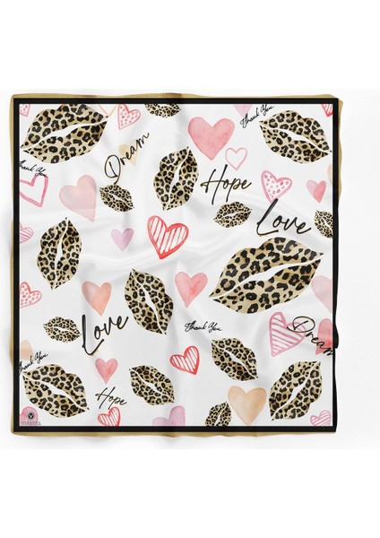 Dudak Desenli Ipek Bandana fiyatları