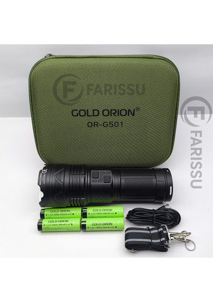 OR-G501 Geceyi Gündüze Çeviren 3 Km Menzilli Dev Projektör Fener (Powerbank Özellikli Yedek Pilli Full Set) fiyatları