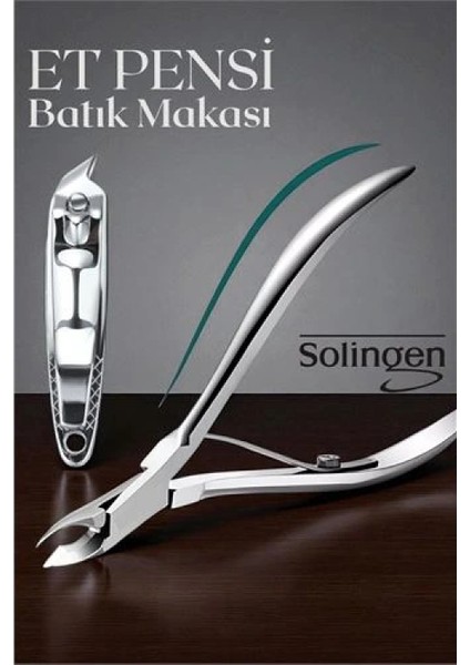 Modacar Tırnak Et Pensi - Et Makası - Batık Tırnak Makas Seti Solingen Profesyonel