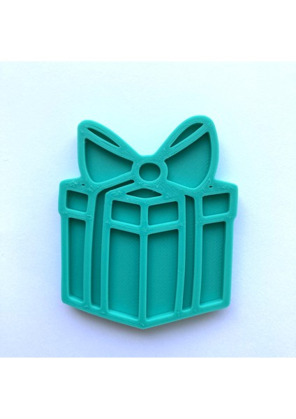 Büyük Hediye Kutusu Kurabiye Kalıbı ve Damga Seti | Doğum Günü, Yılbaşı, Kutlama Temalı Parti | Şeker Hamuru, Kil Şekillendirici indirimleri