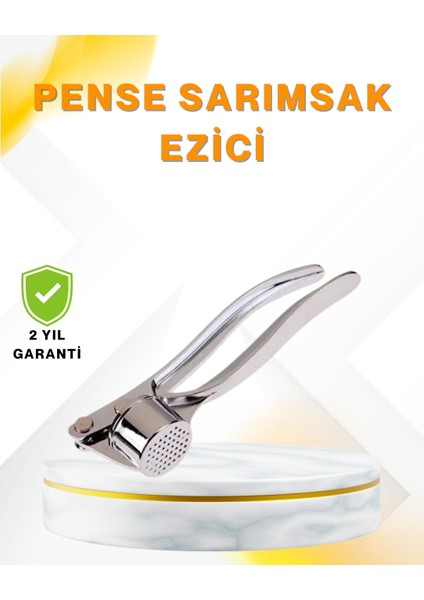 Metal Sarımsak Ezici Ergonomik Tutma ve Güçlü Presleme
