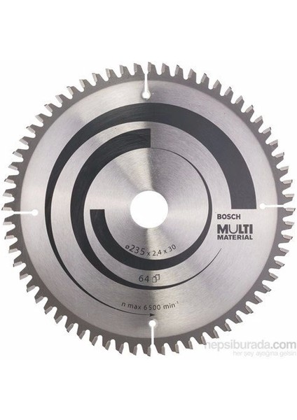 Bfs Bosch Multimaterial 235X2,4X30/25 mm 64 Diş Testere