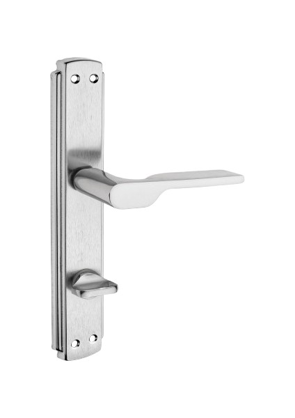 Sedir Kol Aynalı Nikel Saten Wc Kapı Kolu