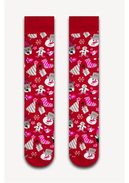 Pembe Burun Kardan Adamlar Havlu Çorap