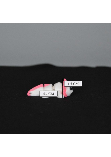 3D Hareketli Eklemli Beyaz Ejderha Küçük Dekoratif Figür ve Süs fiyatları