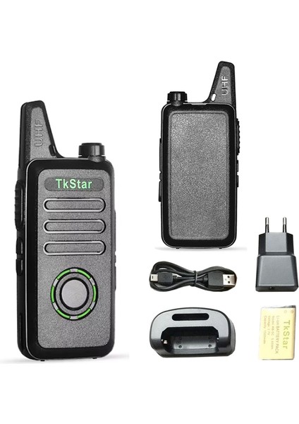 4 Adet Baofeng Tkstar Redline Wln C1 Plus Baofeng Type-C Şarjlı Pmr 446 Türkçe Konuşan LCD Göstergeli El Telsizi indirimleri