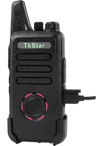 4 Adet Baofeng Tkstar Redline Wln C1 Plus Baofeng Type-C Şarjlı Pmr 446 Türkçe Konuşan LCD Göstergeli El Telsizi