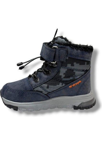 015-26 Deri Kürklü Kamuflaj Paraşüt Kumaş Çocuk Bot Laci Oranj 26-30 modelleri