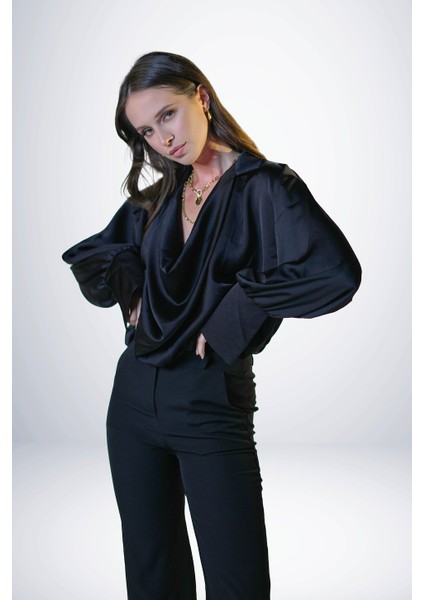 Dökümlü Saten Gömlek modelleri