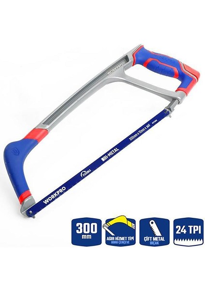 WP215027 300MM Bı-Metal 24 Tpı Ağır Hizmet Tipi Demir Testeresi