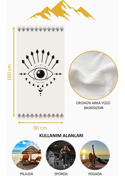 Dijital Baskı Plaj Deniz Havlusu Modern Desenli Peştamal HVL0089 fırsatları