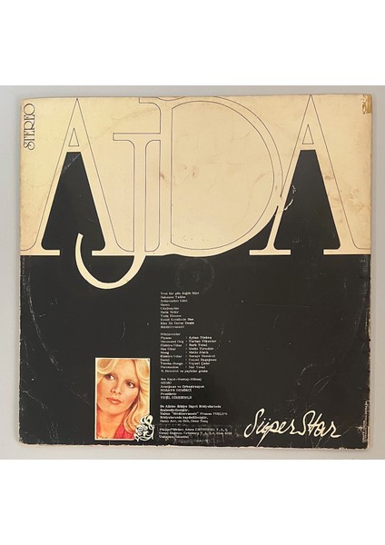 Ajda Pekkan Superstar 1 Lp Plak (Orijinal 1977 Dönem Baskı Plak Plak Ucunda Atık Mevcuttur) modelleri