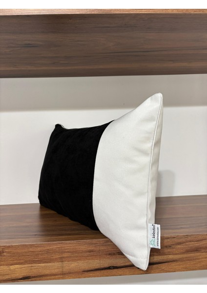 Siyah Kadife Dikdörtgen-Silinidir Kırlent Kombini fırsatları