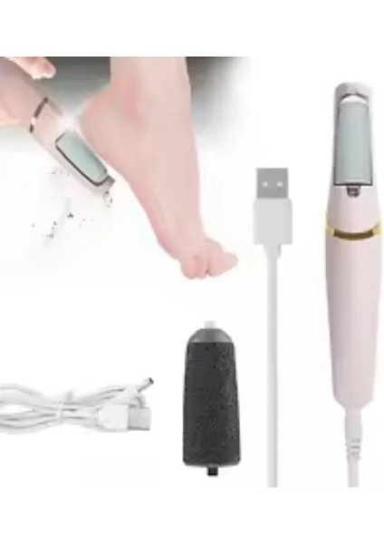 Şarjlı Ayak Tabanı Bakım Törpüsü Elektrikli Topuk Temizleme Makinası Nasır Sökücü indirimleri