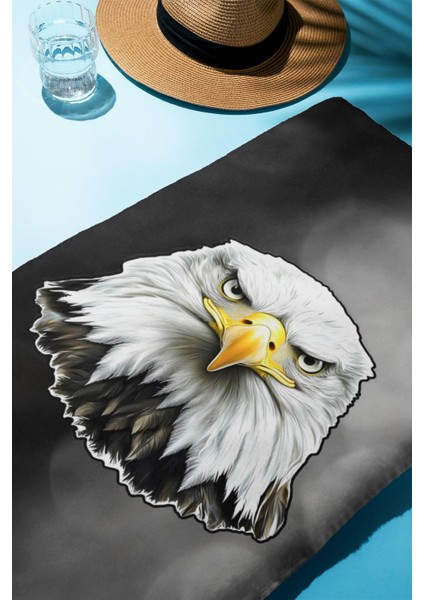 Dijital Baskı Plaj Deniz Havlusu Genç Sportif Kartal Desen Peştamal HVL0237 fiyatları