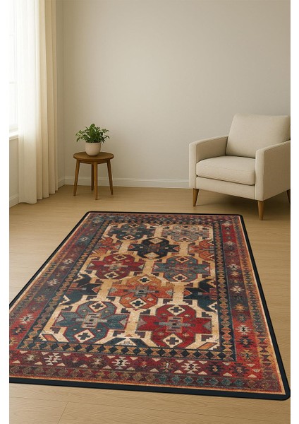 Vintage Desen Dijital Baskı Kaymaz Taban Halı H1050 fiyatları