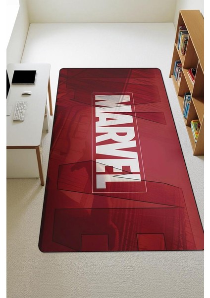 Parlak Kadife Kumaş Dijital Baskı Dot Kaymaz Tabanlı Çocuk ve Genç Odası Halısı H0914