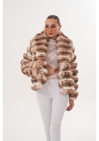 Şal Yaka Desenli Çinçila Ceket fırsatları