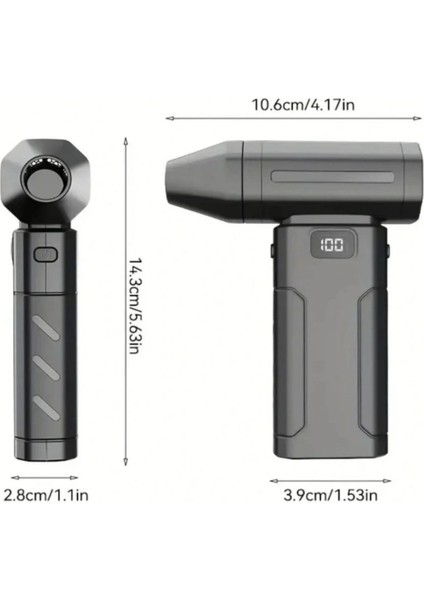 BUFFER® USB Şarjlı Güçlü Hava Üflemeli Toz Temizleyici indirimleri