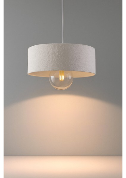 Oval Lüks Beton Görünümlü Modern Avize Vegan Toz Tutmayan Salon, Mutfak, Oturma Odası indirimleri