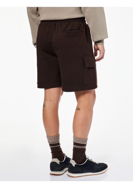 Beli Bağcıklı Rahat Kalıp Kargo Cepli Spor Şort fırsatları