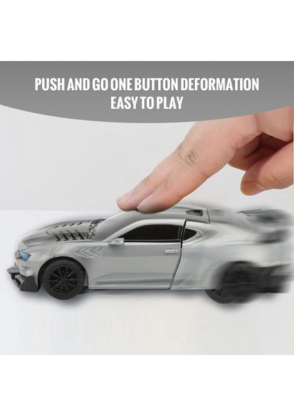 Tek Tuşla Robota Dönüşen Gri 14 cm Oyuncak Araba Yeni Model (Kutusuz Üründür) fiyatları