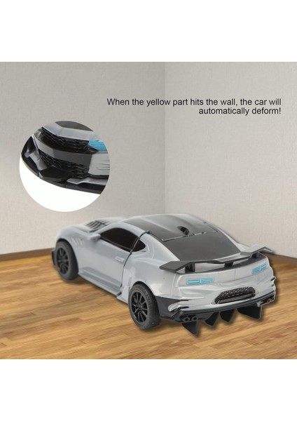 Tek Tuşla Robota Dönüşen Gri 14 cm Oyuncak Araba Yeni Model (Kutusuz Üründür) modelleri