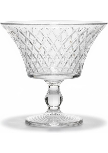 Ayaklı Cam Kase - Şeffaf Dekoratif Sunum Kasesi | Büyük Boy Meyve Salata Kasesi - Kristal modelleri