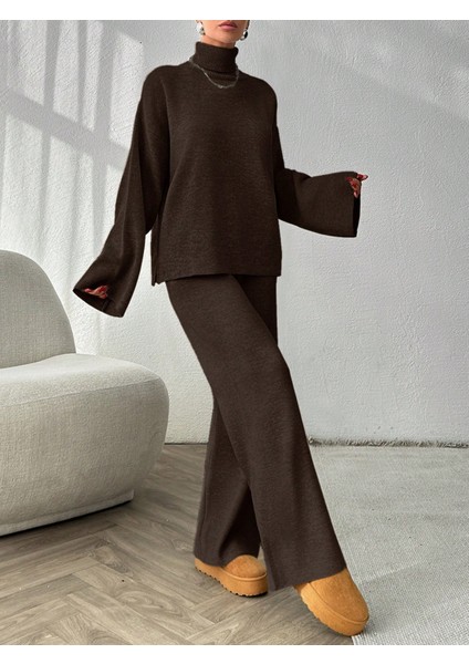 Kadın Acı Kahve Triko Takım fiyatları