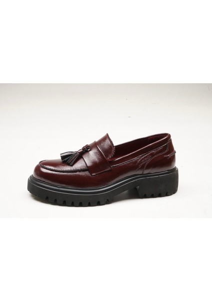 251061 Şık Günlük Loafer Hakiki Deri