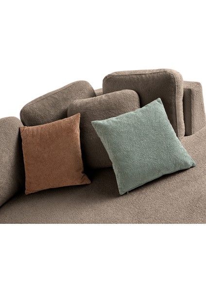 Venezia Köşe Koltuk Kahverengi Sağ Köşe