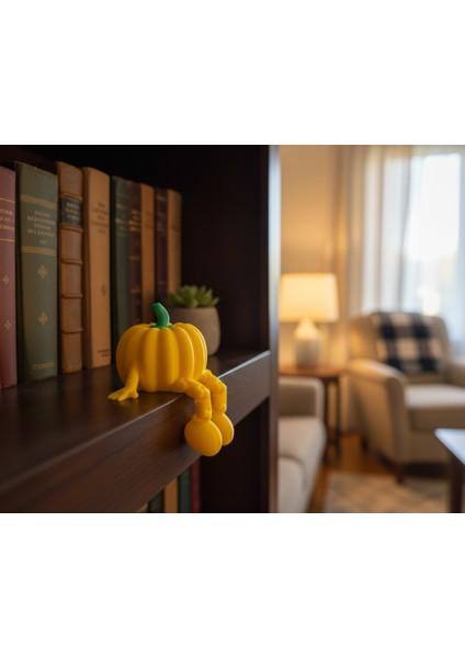 Oturan Balkabağı Dekor