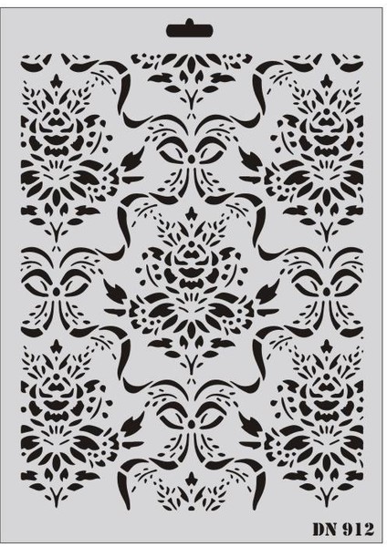 Rich Dantel Seri DN-912 Stencil 35X25 cm