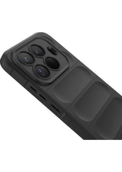 15T Pro Kılıf Esnek Tpu Oyuklu Arka Yüzey Tasarımlı Zore Etnik Silikon Kapak - Koyu Yeşil