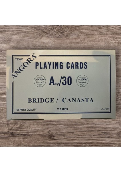 Pişti, Briç, Batak Oyun Iskambil Kağıdı (52'li Deste) modelleri