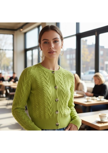 Kadın Triko Crop Hırka fırsatları