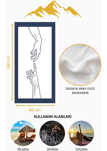 Dijital Baskı Plaj Deniz Havlusu Modern Desenli Peştamal HVL0090 fırsatları