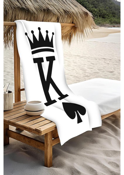 Dijital Baskı Plaj Deniz Havlusu King Desenli Peştamal HVL0100 modelleri