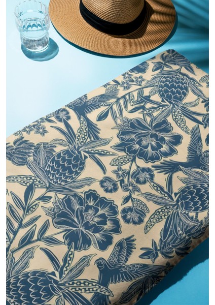 Dijital Baskı Plaj Deniz Havlusu Modern Bacı Milano Desenli Peştamal HVL0155 fiyatları