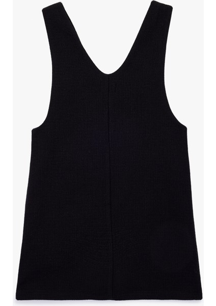 V Yaka Kolsuz Cep Detaylı Tüvit Jile Elbise fiyatları