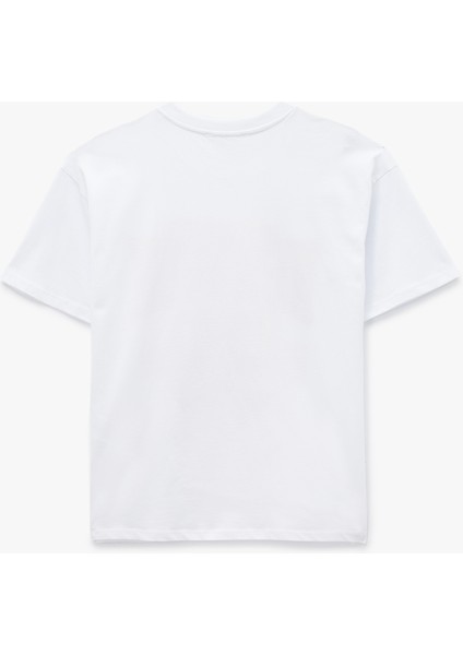 Pamuklu Kısa Kollu Bisiklet Yaka Baskılı Oversize Tişört fiyatları