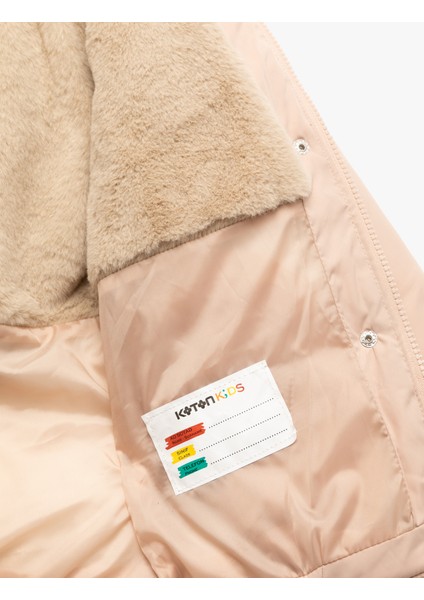 Kapşonlu Uzun Kollu Kapitone Şişme Mont fırsatları