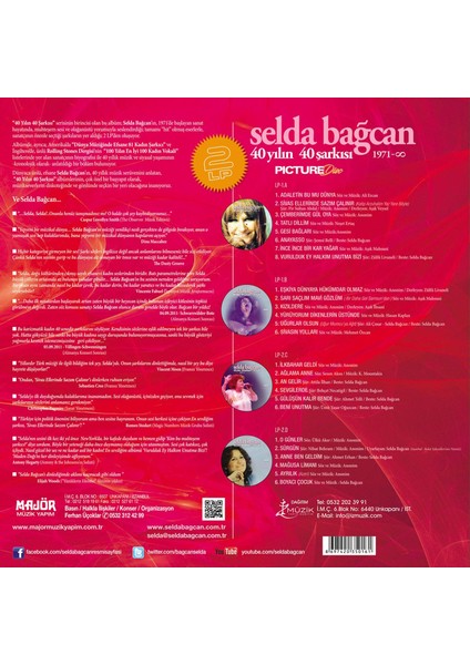Selda Bağcan - 40 Yılın Şarkıları (Picture 2 Lp) fiyatları